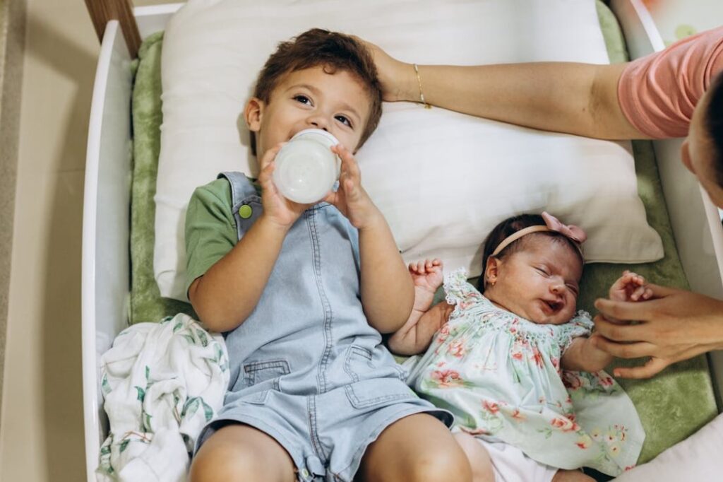 Toddler wants a bottle